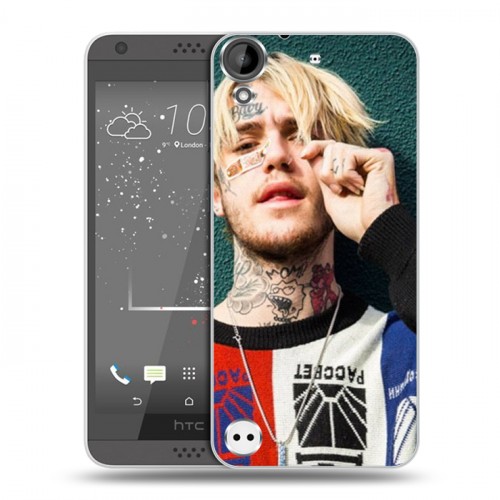 Дизайнерский пластиковый чехол для HTC Desire 530  Lil Peep