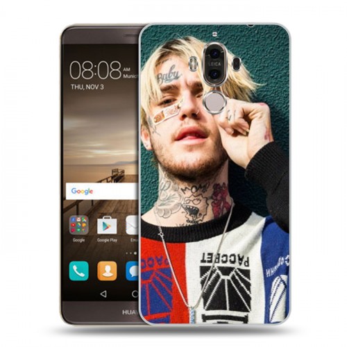 Дизайнерский пластиковый чехол для Huawei Mate 9  Lil Peep