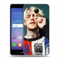 Дизайнерский пластиковый чехол для Huawei Y3 (2017)  Lil Peep