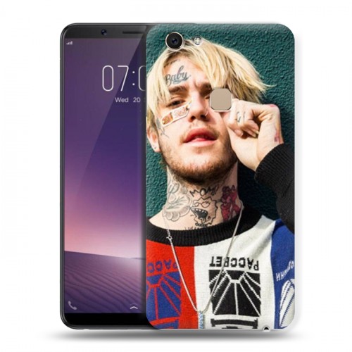 Дизайнерский пластиковый чехол для Vivo V7  Lil Peep