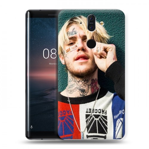 Дизайнерский пластиковый чехол для Nokia 8 Sirocco  Lil Peep