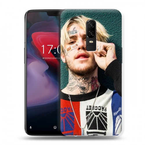 Дизайнерский пластиковый чехол для OnePlus 6  Lil Peep