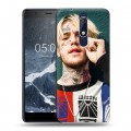 Дизайнерский пластиковый чехол для Nokia 5.1  Lil Peep