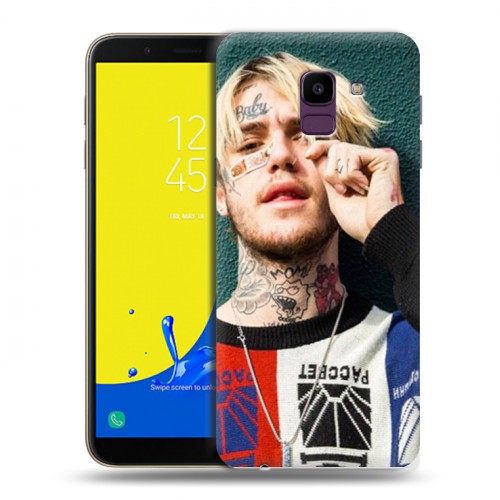 Дизайнерский пластиковый чехол для Samsung Galaxy J6  Lil Peep