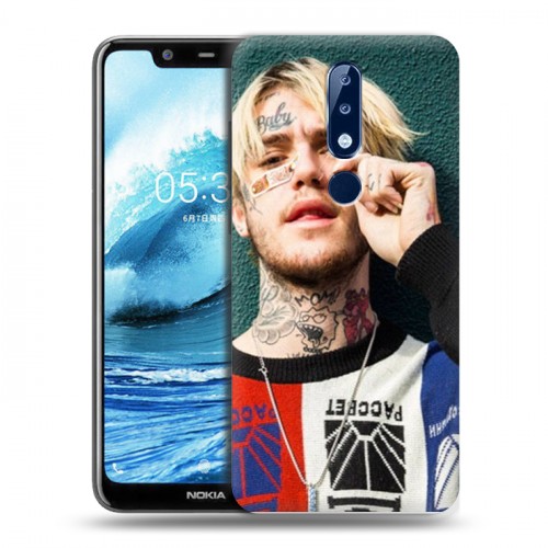 Дизайнерский силиконовый чехол для Nokia 5.1 Plus  Lil Peep