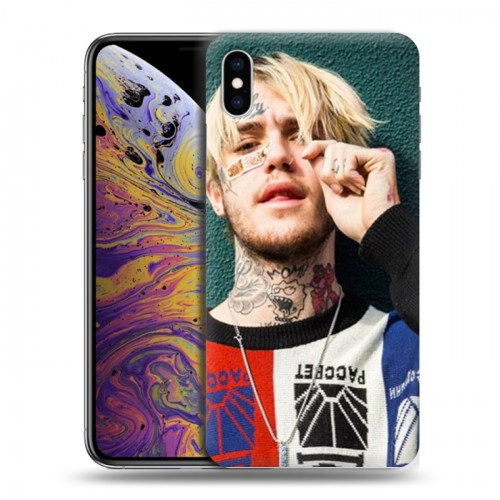 Дизайнерский силиконовый чехол для Iphone Xs Max  Lil Peep