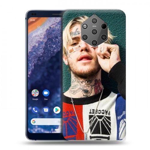 Дизайнерский силиконовый чехол для Nokia 9 PureView  Lil Peep