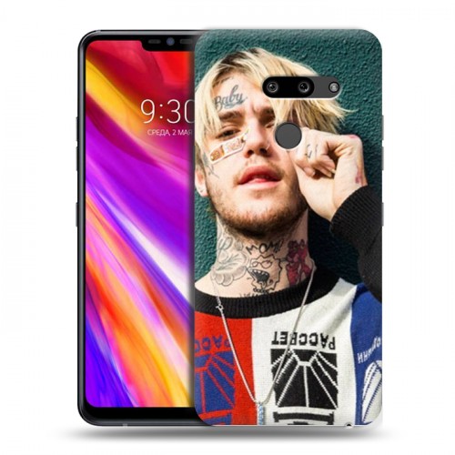 Дизайнерский пластиковый чехол для LG G8 ThinQ  Lil Peep