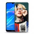 Дизайнерский пластиковый чехол для Huawei Y6 (2019)  Lil Peep