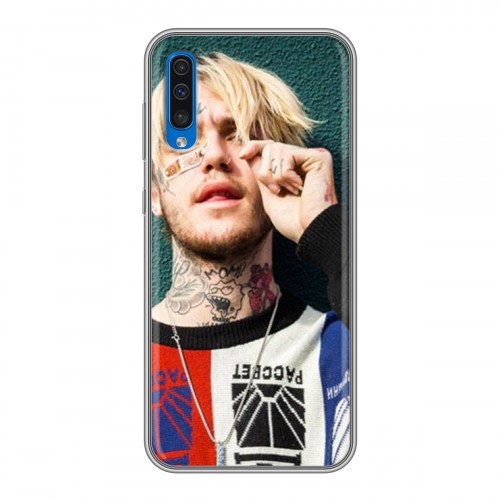 Дизайнерский силиконовый чехол для Samsung Galaxy A50  Lil Peep