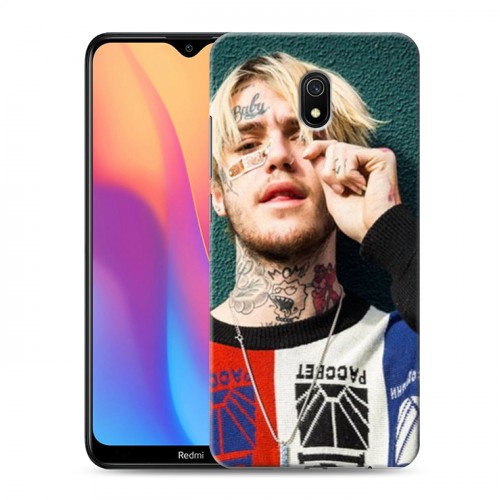 Дизайнерский силиконовый с усиленными углами чехол для Xiaomi RedMi 8A  Lil Peep