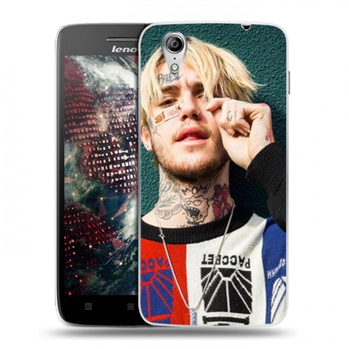 Дизайнерский пластиковый чехол для Lenovo Vibe X  Lil Peep