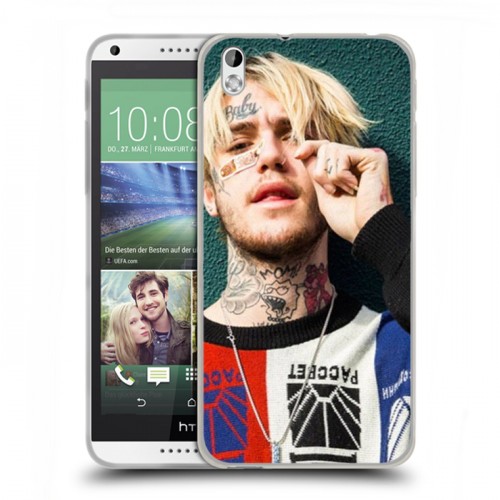 Дизайнерский пластиковый чехол для HTC Desire 816  Lil Peep