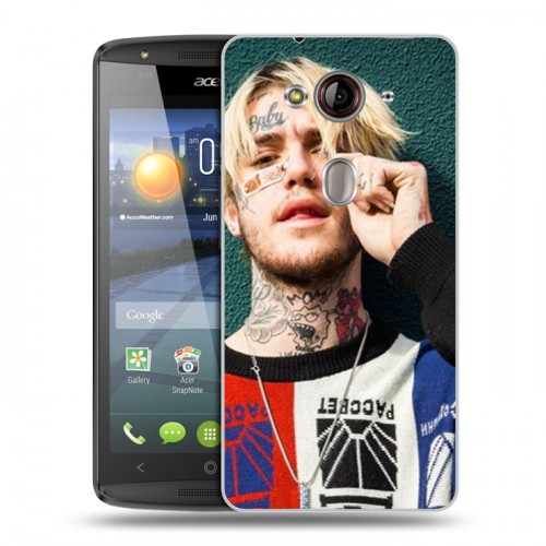 Дизайнерский пластиковый чехол для Acer Liquid E3  Lil Peep