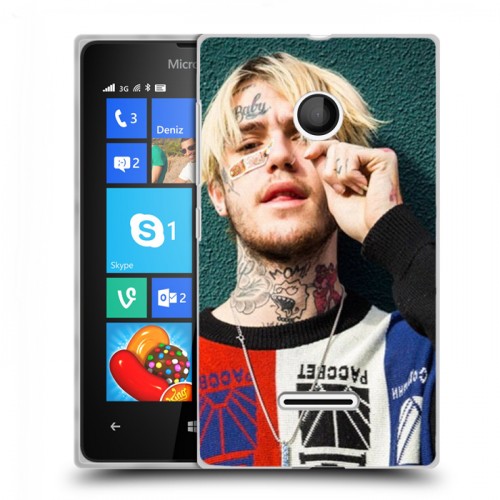 Дизайнерский пластиковый чехол для Microsoft Lumia 435  Lil Peep