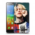 Дизайнерский пластиковый чехол для Lenovo A6000  Lil Peep