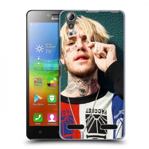 Дизайнерский пластиковый чехол для Lenovo A6000  Lil Peep