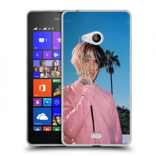 Дизайнерский пластиковый чехол для Microsoft Lumia 540  Lil Peep