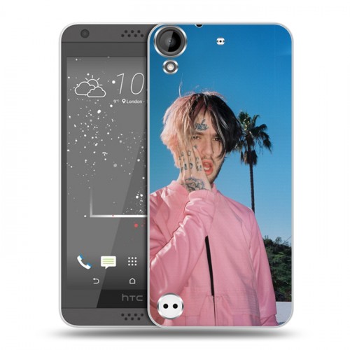 Дизайнерский пластиковый чехол для HTC Desire 530  Lil Peep