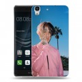 Дизайнерский пластиковый чехол для Huawei Y6II  Lil Peep