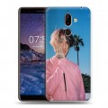 Дизайнерский пластиковый чехол для Nokia 7 Plus  Lil Peep