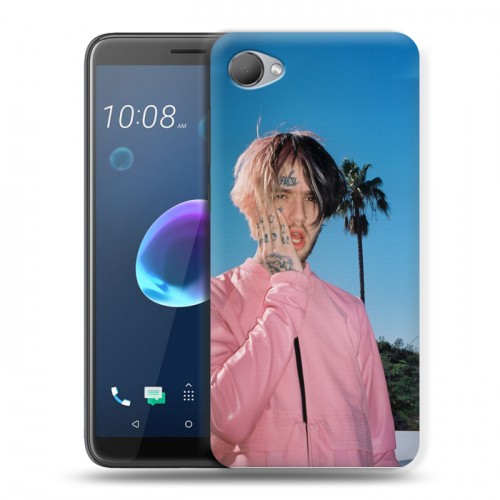 Дизайнерский пластиковый чехол для HTC Desire 12  Lil Peep