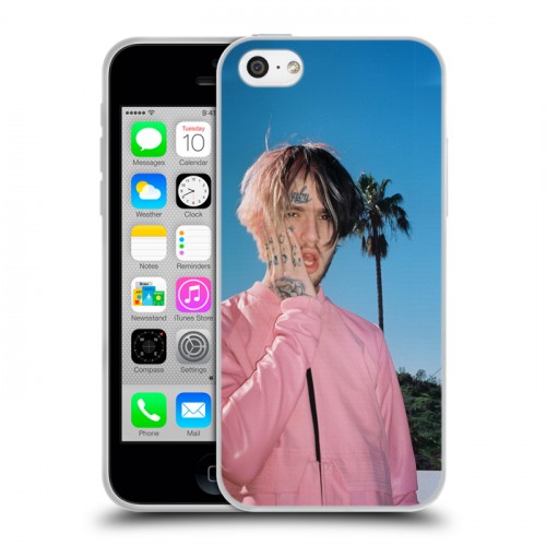 Дизайнерский пластиковый чехол для Iphone 5c  Lil Peep