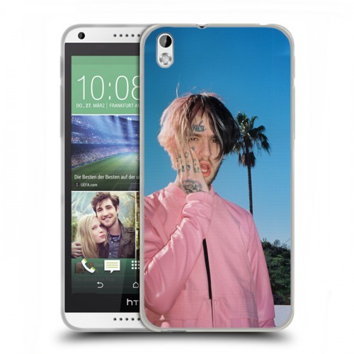 Дизайнерский пластиковый чехол для HTC Desire 816  Lil Peep