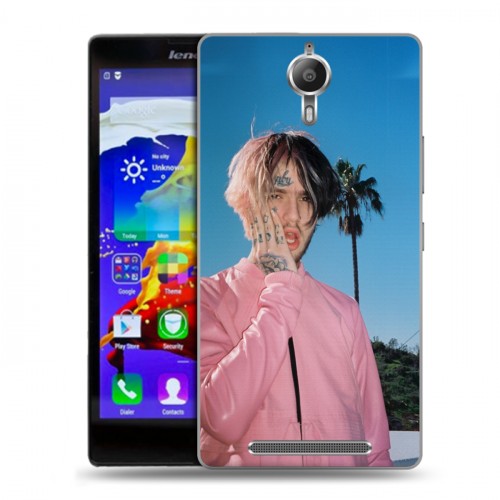 Дизайнерский пластиковый чехол для Lenovo P90  Lil Peep