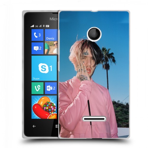 Дизайнерский пластиковый чехол для Microsoft Lumia 435  Lil Peep