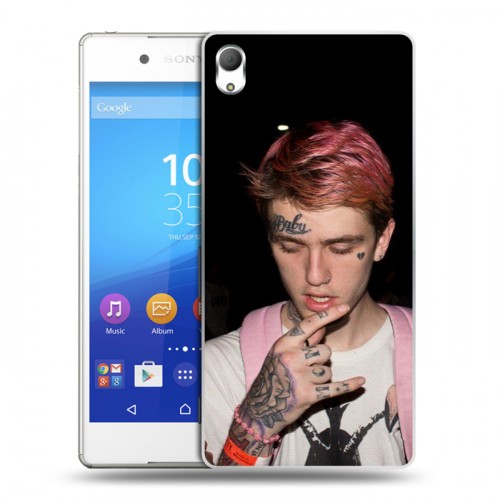 Дизайнерский пластиковый чехол для Sony Xperia Z3+  Lil Peep