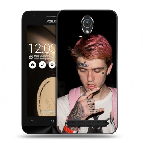 Дизайнерский пластиковый чехол для ASUS Zenfone Go  Lil Peep