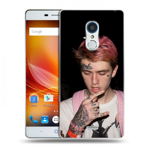 Дизайнерский пластиковый чехол для ZTE Blade X9  Lil Peep