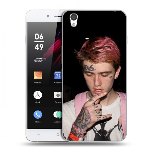 Дизайнерский пластиковый чехол для OnePlus X  Lil Peep