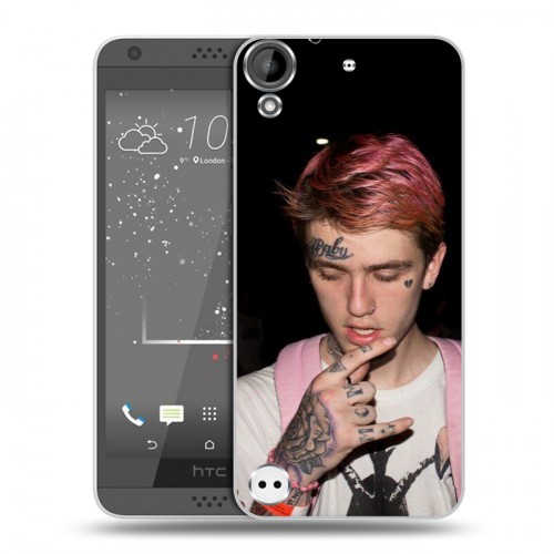 Дизайнерский пластиковый чехол для HTC Desire 530  Lil Peep