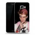 Дизайнерский пластиковый чехол для Samsung Galaxy C5  Lil Peep