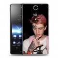 Дизайнерский пластиковый чехол для Sony Xperia TX  Lil Peep