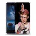 Дизайнерский пластиковый чехол для Nokia 8  Lil Peep