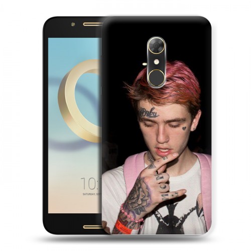 Дизайнерский силиконовый чехол для Alcatel A7  Lil Peep