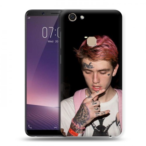 Дизайнерский пластиковый чехол для Vivo V7  Lil Peep