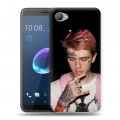 Дизайнерский пластиковый чехол для HTC Desire 12  Lil Peep