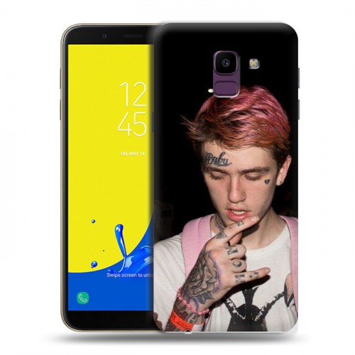 Дизайнерский пластиковый чехол для Samsung Galaxy J6  Lil Peep