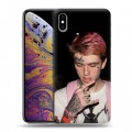 Дизайнерский силиконовый чехол для Iphone Xs Max  Lil Peep