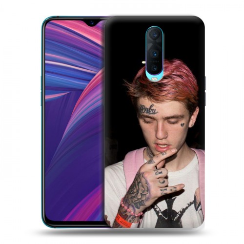 Дизайнерский пластиковый чехол для OPPO RX17 Pro  Lil Peep