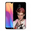 Дизайнерский силиконовый с усиленными углами чехол для Xiaomi RedMi 8A  Lil Peep