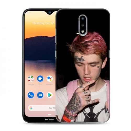 Дизайнерский пластиковый чехол для Nokia 2.3  Lil Peep