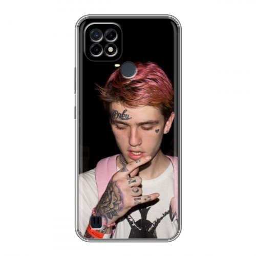 Дизайнерский силиконовый чехол для Realme C21  Lil Peep