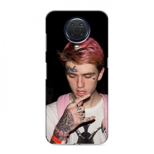 Дизайнерский силиконовый с усиленными углами чехол для Nokia G20  Lil Peep