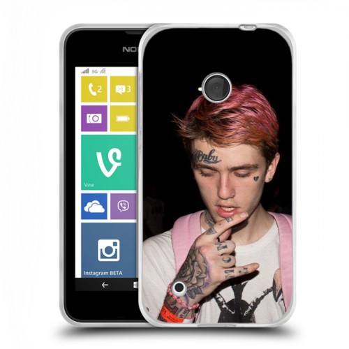 Дизайнерский пластиковый чехол для Nokia Lumia 530  Lil Peep