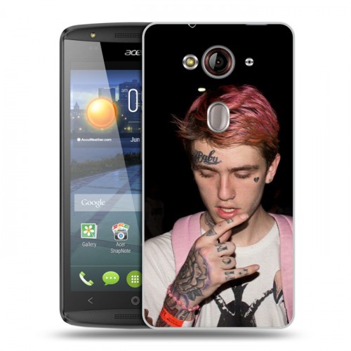 Дизайнерский пластиковый чехол для Acer Liquid E3  Lil Peep